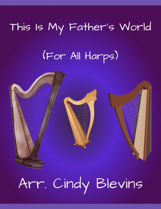 Book cover for This Is My Father's World, for Lap Harp Solo