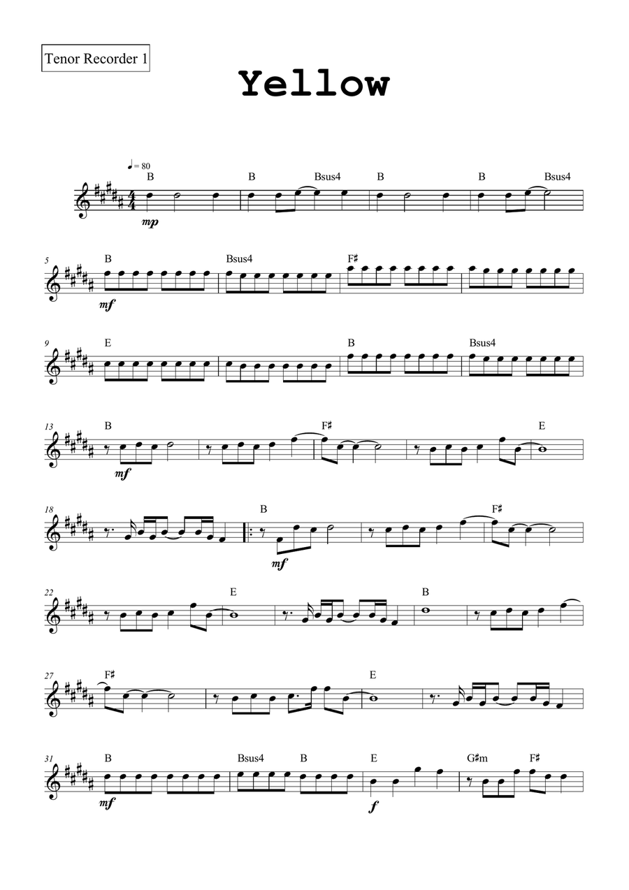 Yellow Woodwind Duet scores gallery preview page 4