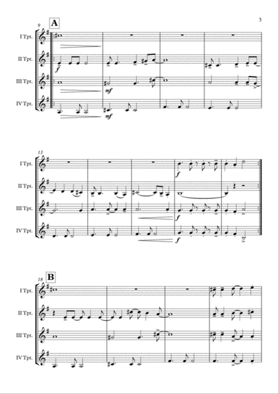Africa Brass Quartet scores gallery preview page 4