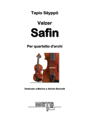 Valzer Safin for string quartet – Valzer Safin per quartetto d'archi