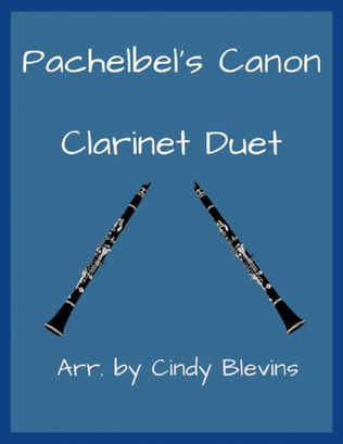 Book cover for Pachelbel's Canon, for Clarinet Duet