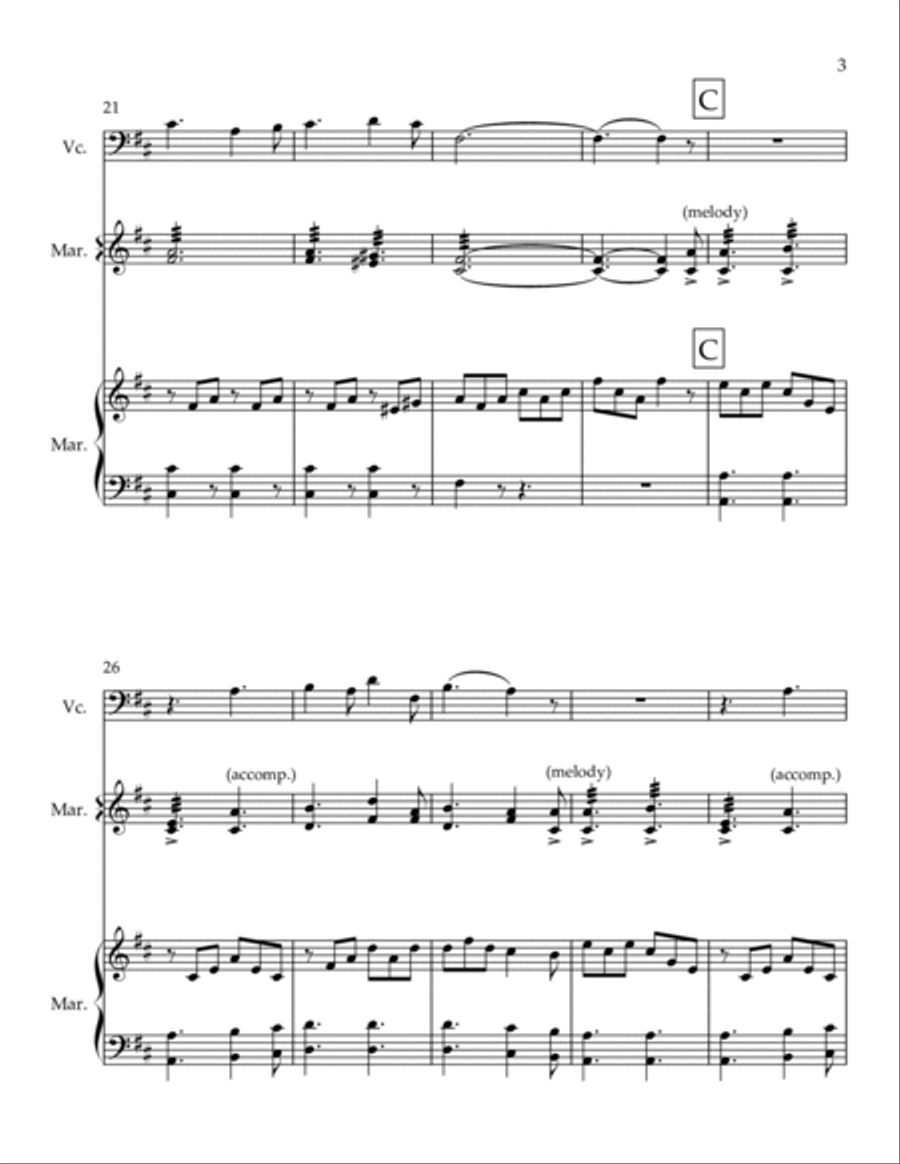 O, Holy Night O, Holy Night Chamber Music scores gallery preview page 3
