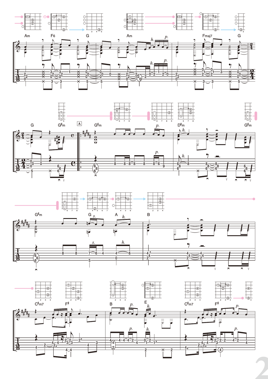 Layla Acoustic Guitar scores gallery preview page 2