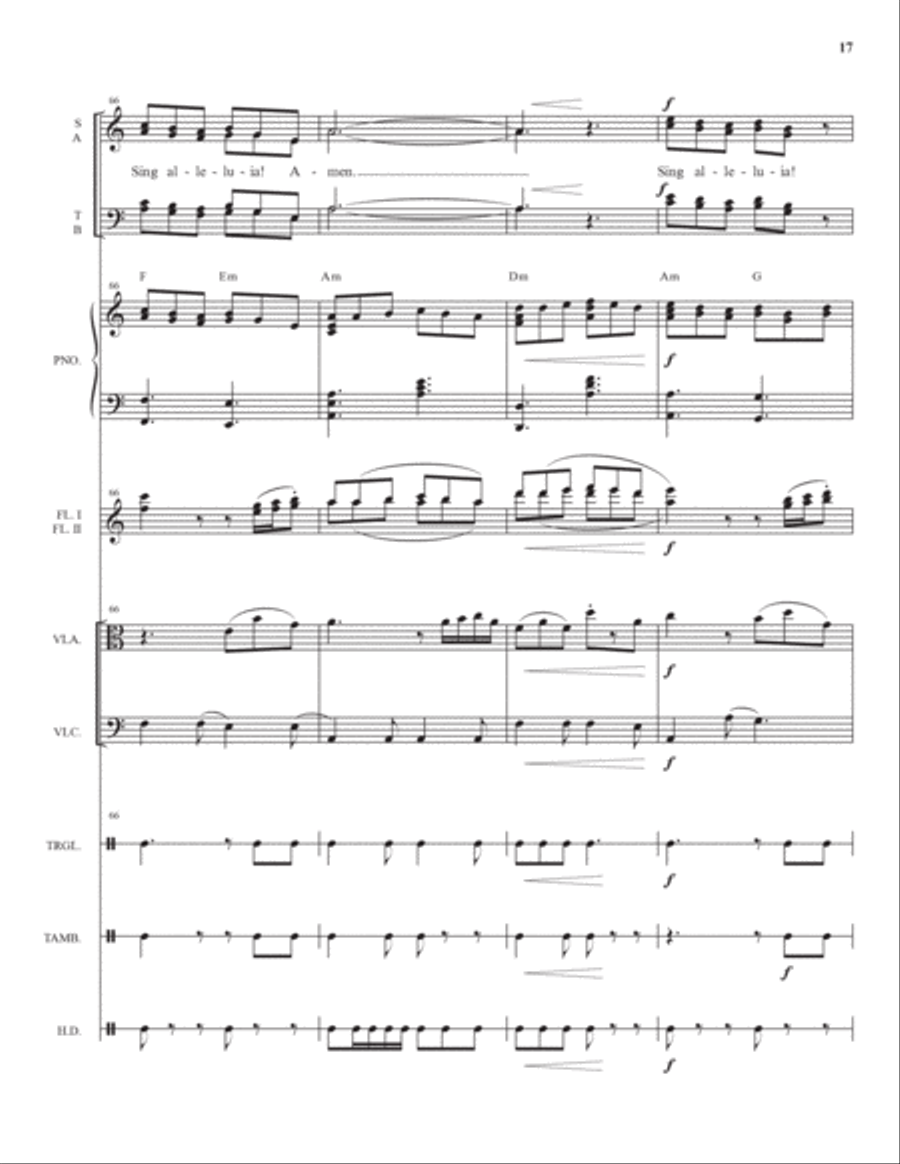 An Advent Awakening - Full Score Choir scores gallery preview page 17