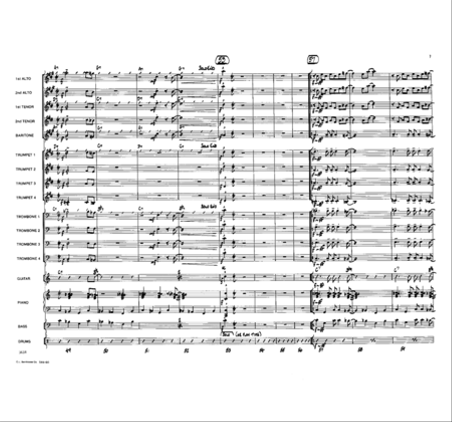 Mean Gene Jazz Ensemble scores gallery preview page 8