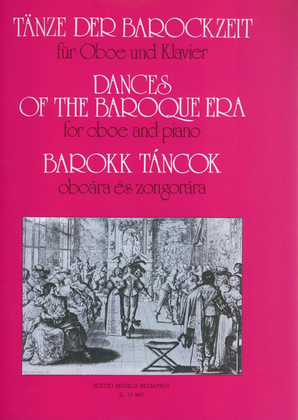 Book cover for Tänze Der Barockzeit