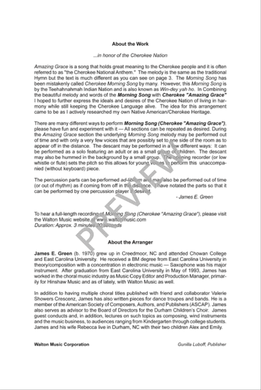 Morning Song (Three-part) 3-Part scores gallery preview page 3