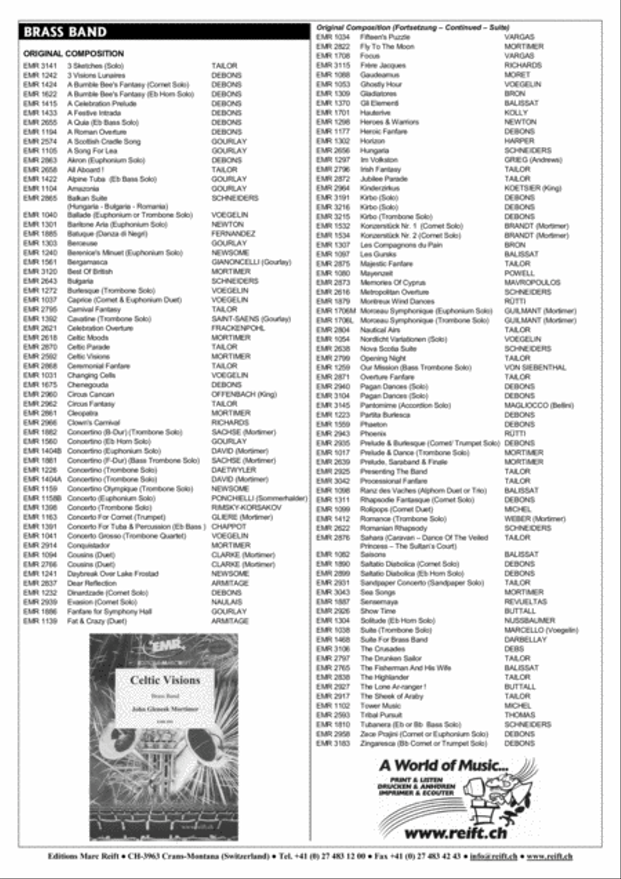 The Opener Brass Band scores gallery preview page 9