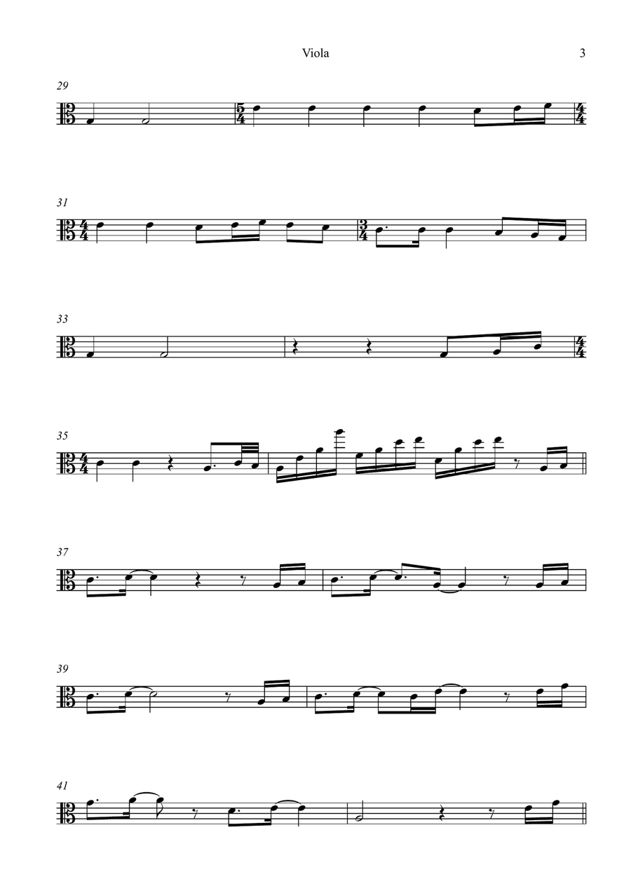 Breath Of Heaven (Mary's Song) Viola Solo scores gallery preview page 3