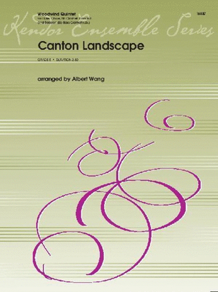 Book cover for Canton Landscape Arr Wang Woodwind Quintet