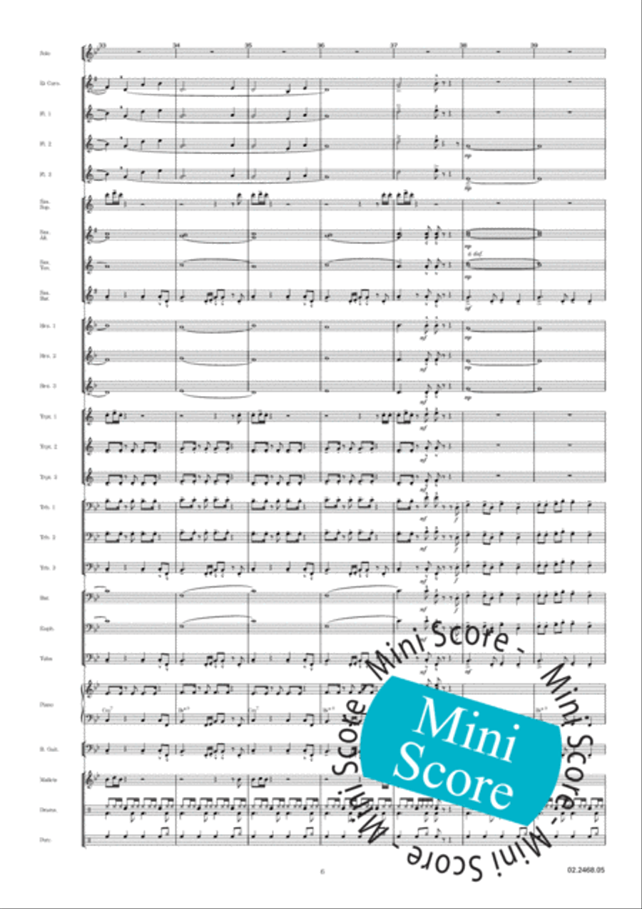 Gloria Estafette Big Band scores gallery preview page 10
