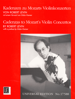 Book cover for Cadenzas to Mozart's Violin Concertos
