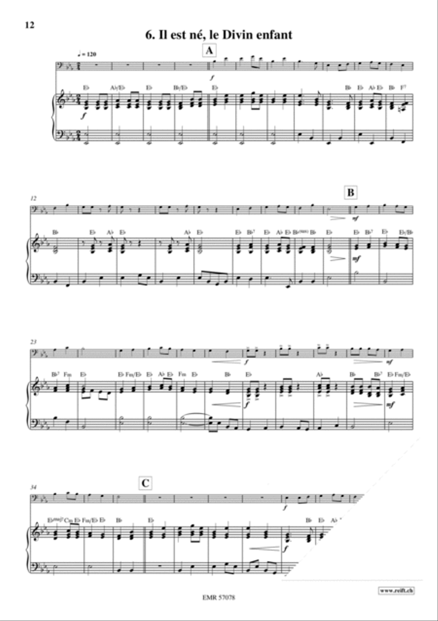 18 Christmas Songs Organ scores gallery preview page 9