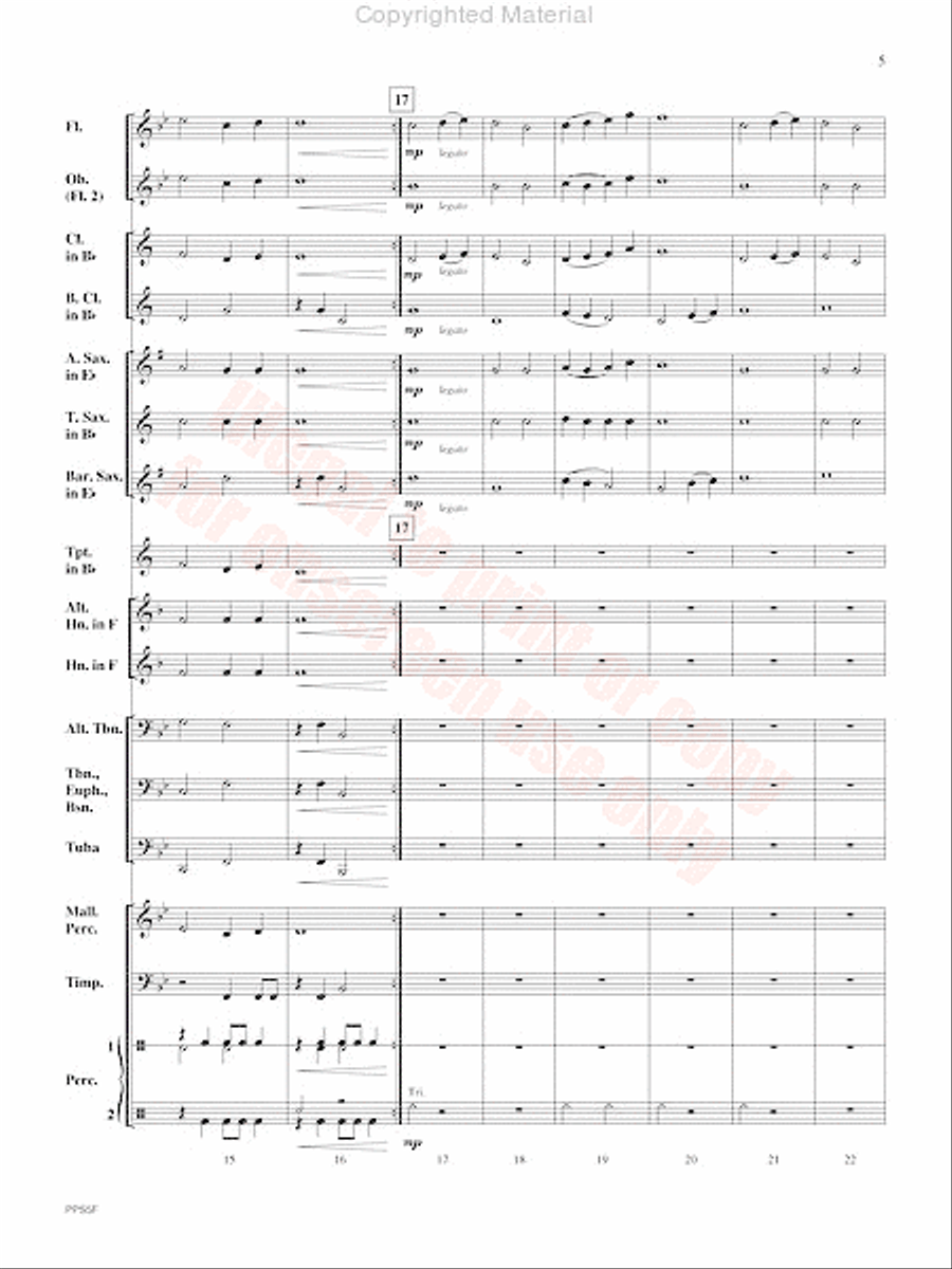 Chronicles Concert Band scores gallery preview page 6