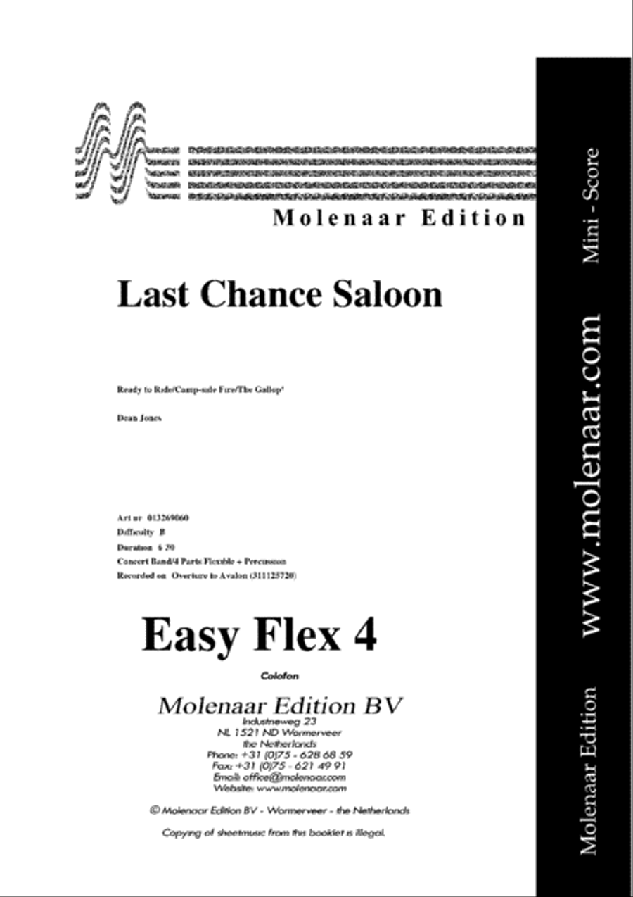 Last Chance Saloon Last Chance Saloon 4-Part scores gallery preview page 2