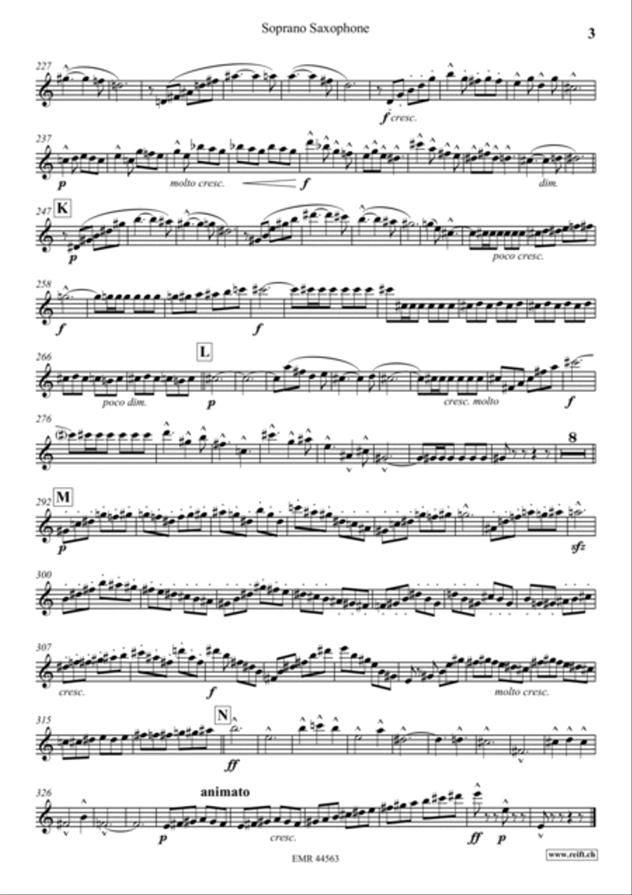 Scherzo Soprano Saxophone scores gallery preview page 4