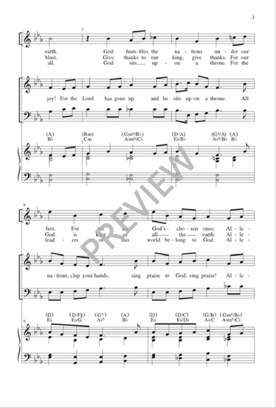 All Peoples, Clap Your Hands 2-Part scores gallery preview page 4