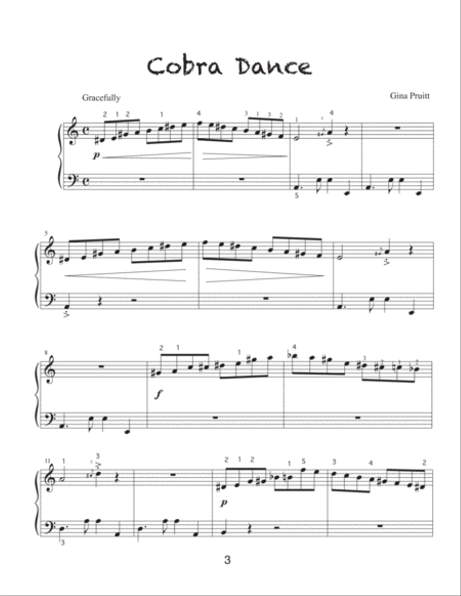East of the Sahara Piano Solo scores gallery preview page 5