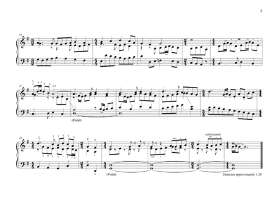 Twelve More Chorale Preludes on Hymns From the British Isles Organ Solo scores gallery preview page 5