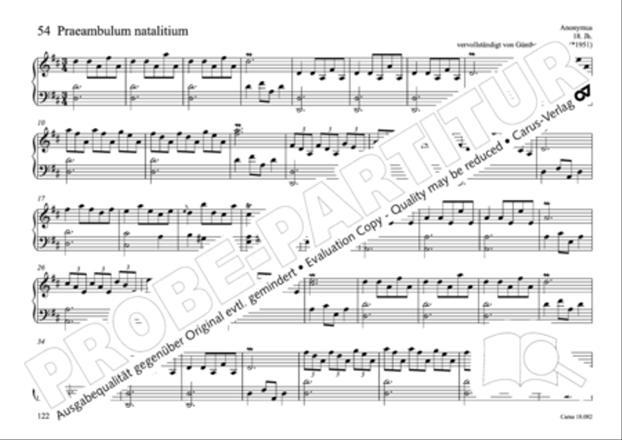 Pastoral music for organ, vol. 2: Germany, Bohemia, Austria, South Tyrol Organ Solo scores gallery preview page 123