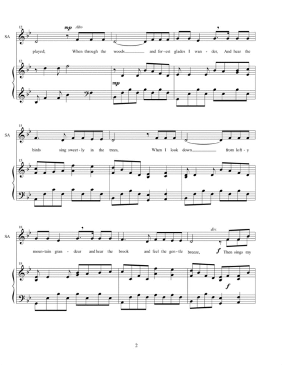 For the Love of Hymns: Vocal Duets For the Love of Hymns: Vocal Duets Piano scores gallery preview page 4