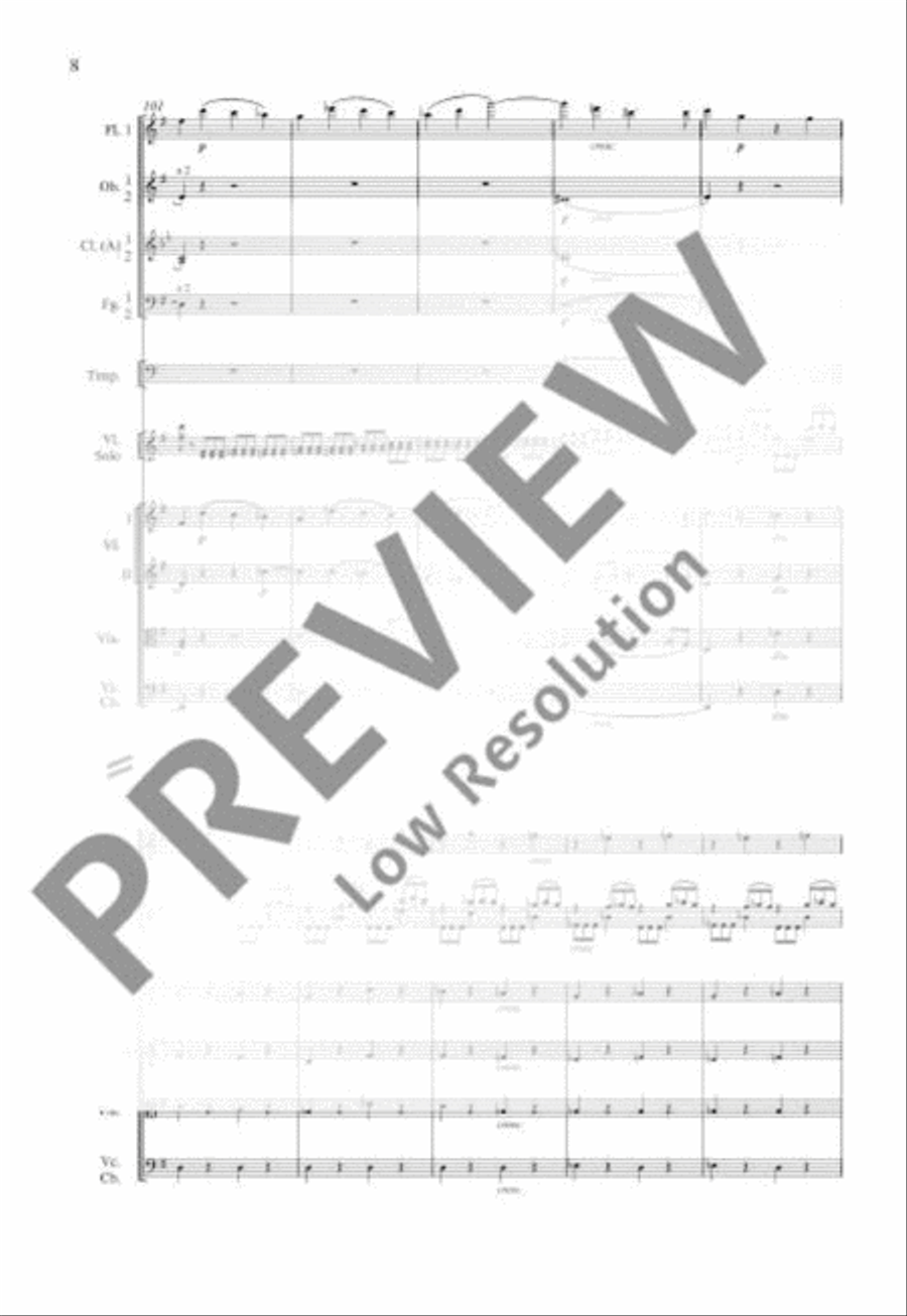 Concerto E minor Orchestra scores gallery preview page 15