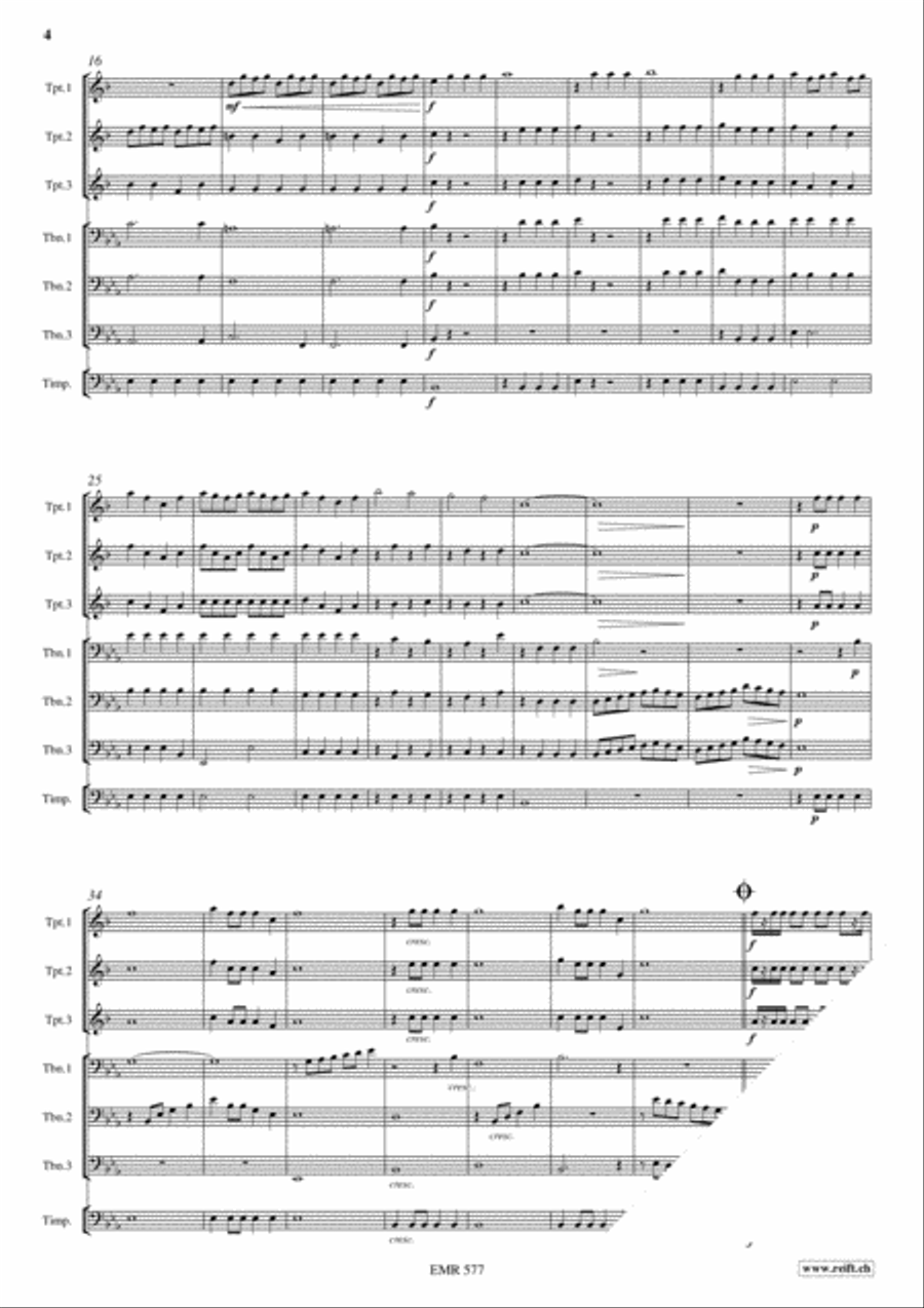 Festliche Blasermusik Brass Ensemble scores gallery preview page 4
