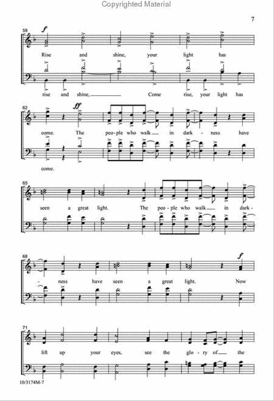 The People Who Walk in Darkness 4-Part scores gallery preview page 6