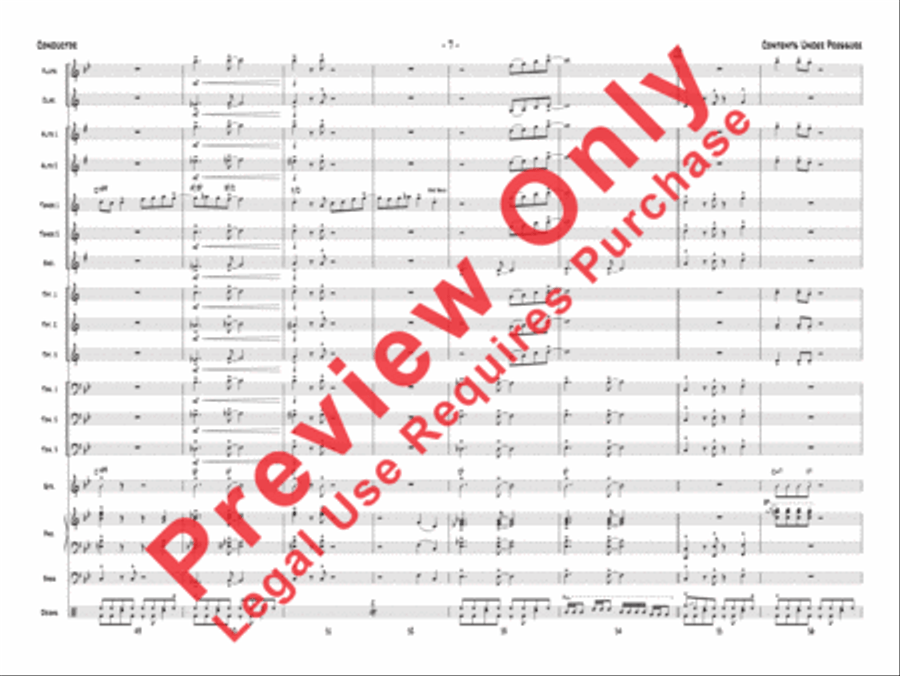 Contents Under Pressure Jazz Ensemble scores gallery preview page 10