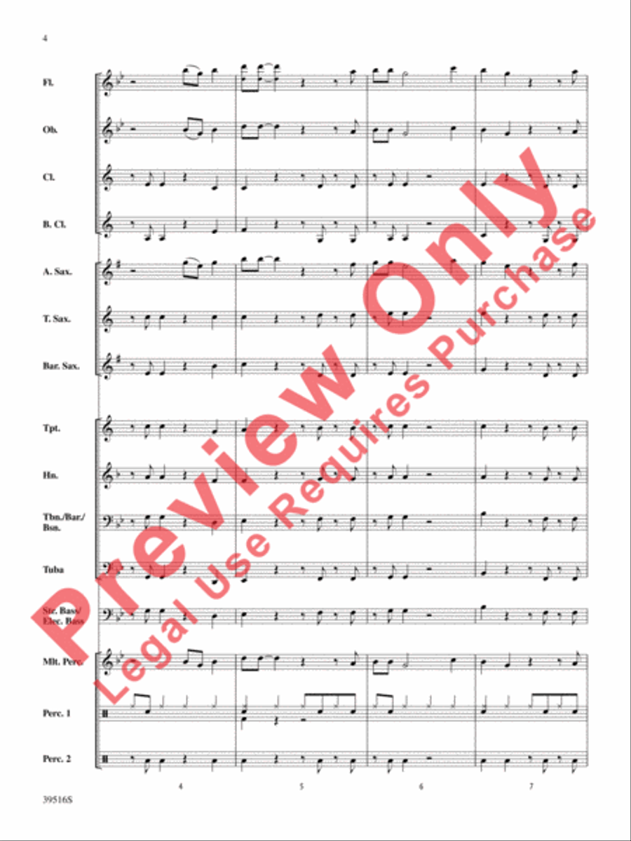 Like Money Like Money Concert Band scores gallery preview page 5