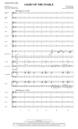 Book cover for Light Of The Stable (from All Is Well) (arr. David Angerman) - Score
