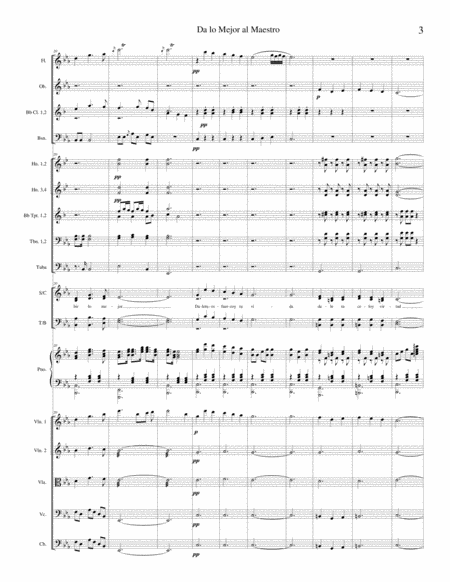 Da lo mejor al Maestro (Himno Tradicional) - Orchestra - Score + Set of Parts image number null