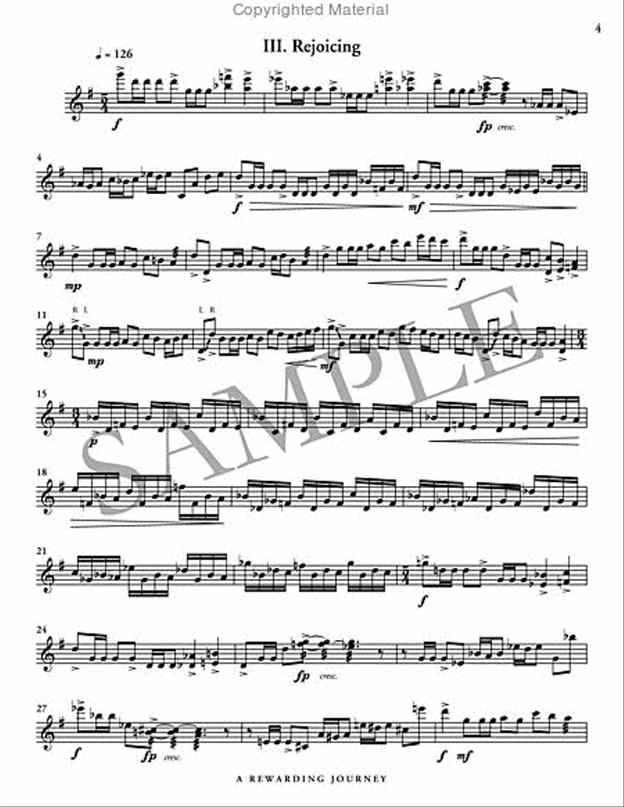 A Rewarding Journey Marimba scores gallery preview page 3