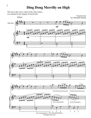 Christmas Duets for Alto Saxophone & Piano: Ding Dong Merrily on Hight