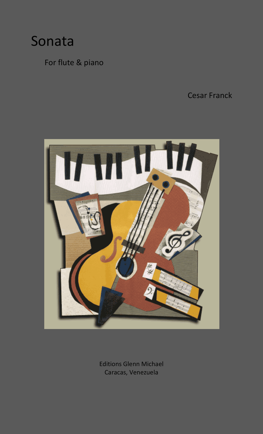 Franck, Sonata for flulte & piano Flute Solo scores gallery preview page 1