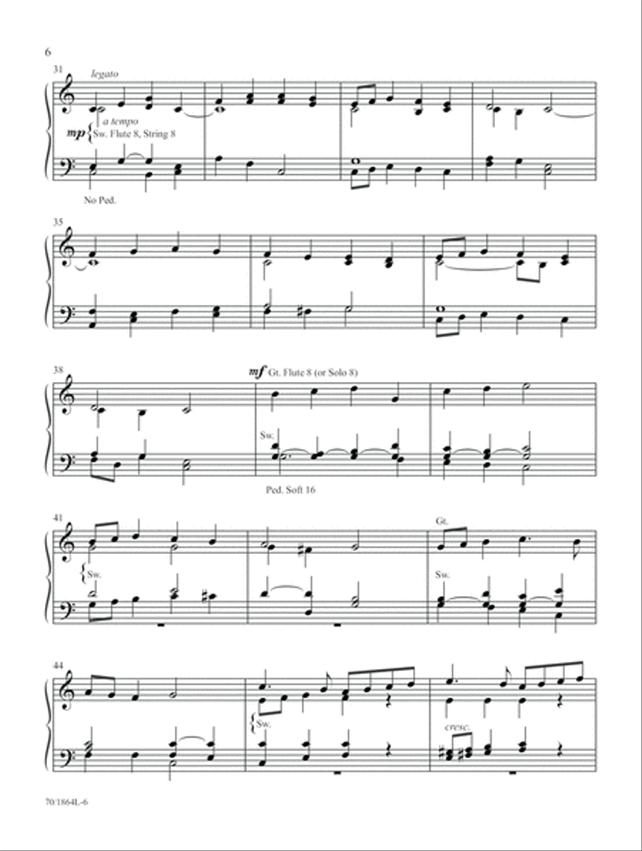 Through Darkness to Light Eternal Organ scores gallery preview page 6