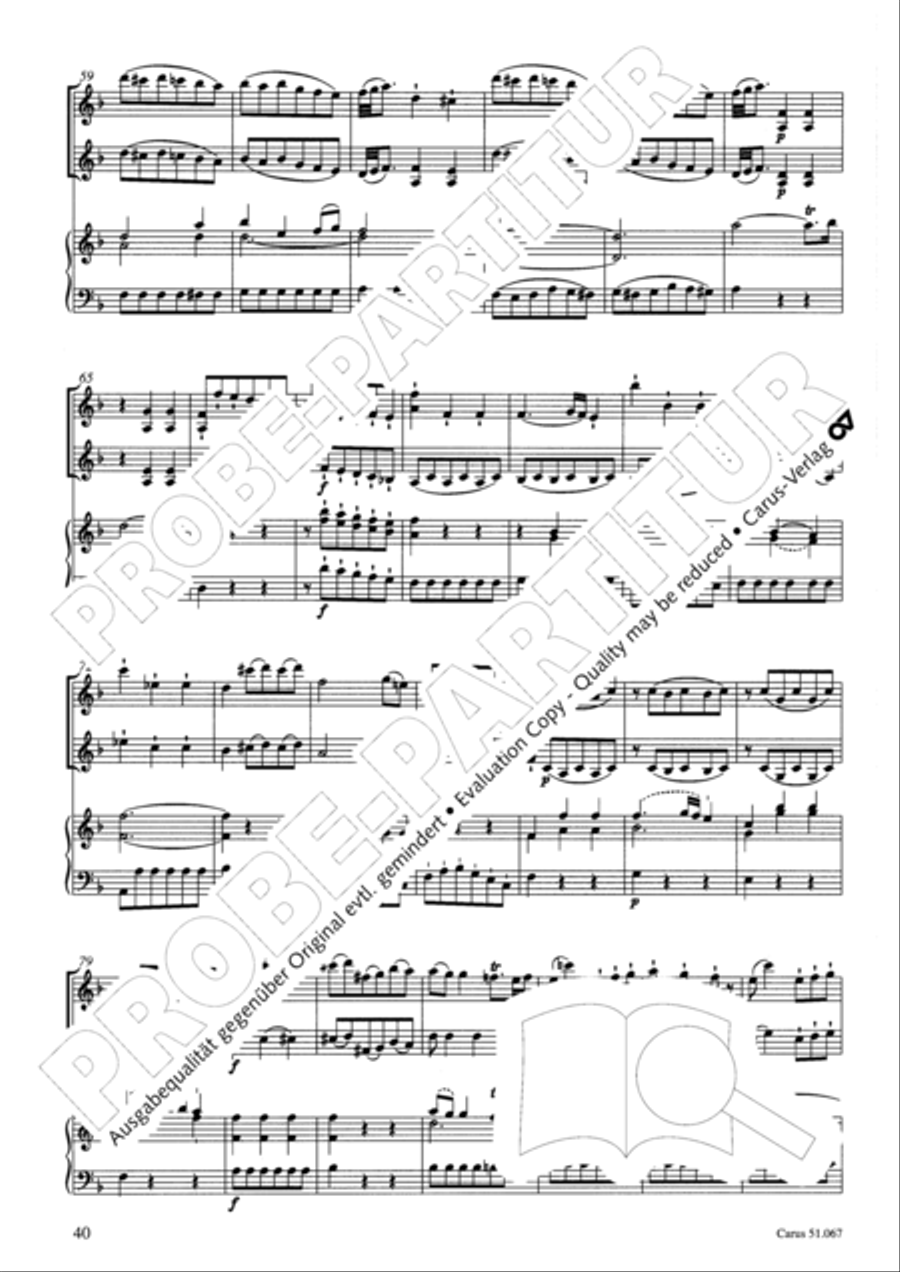Church Sonatas Collection / Songbook scores gallery preview page 41