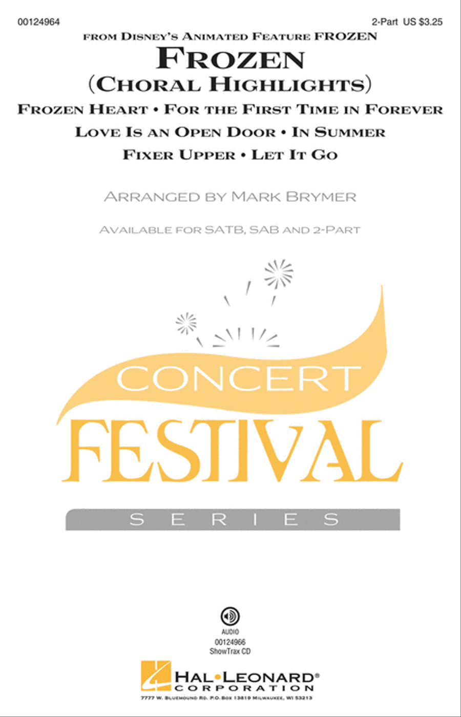Frozen (Choral Highlights) 2-Part scores gallery preview page 1