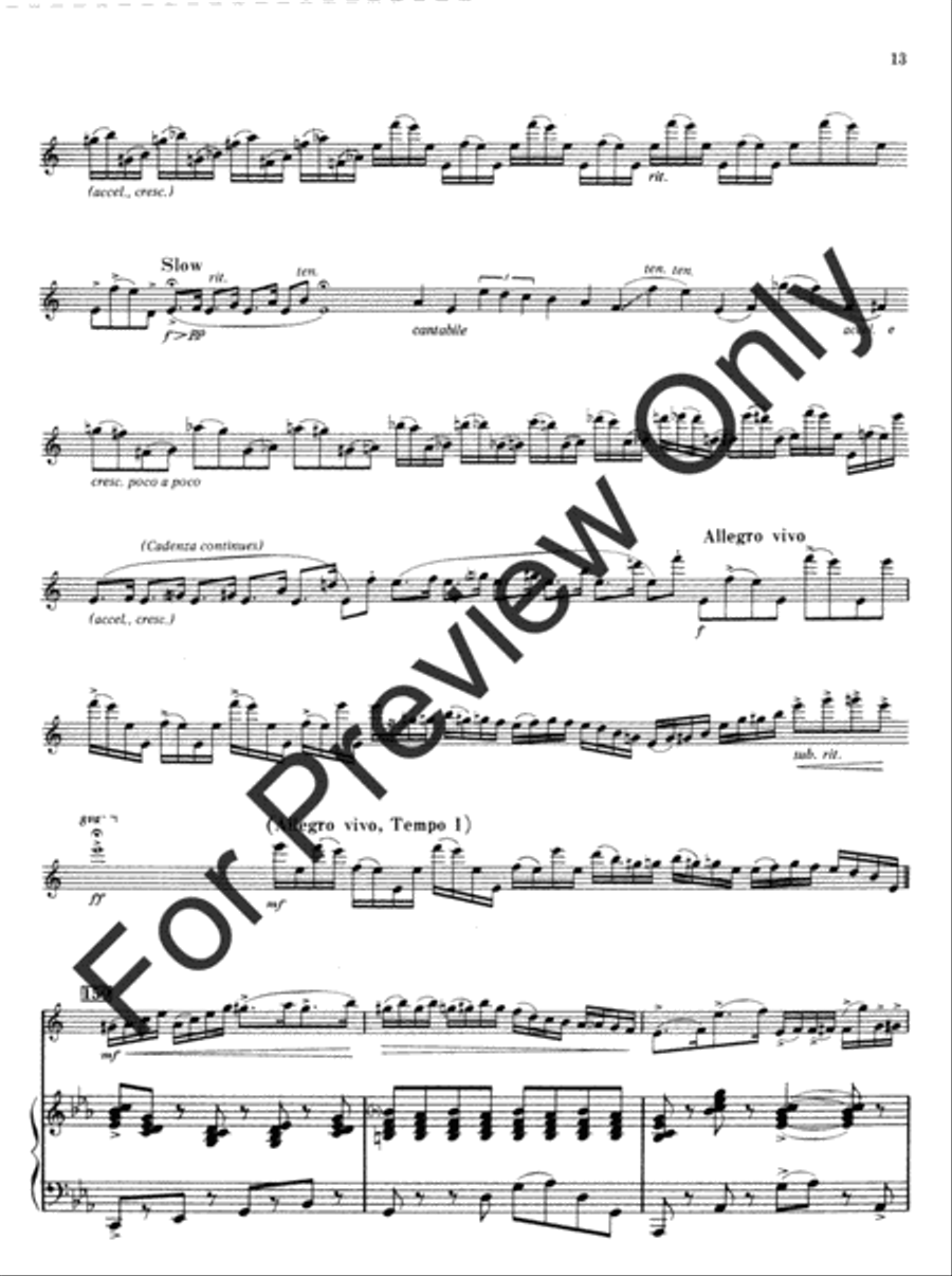 Fantasia for sale alto saxophone