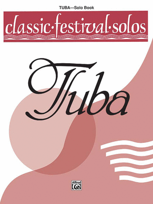 Book cover for Classic Festival Solos (Tuba), Volume 1