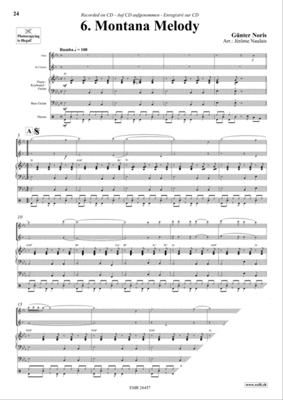 Let's Dance Volume 3 Let's Dance Volume 3 Woodwind Ensemble scores gallery preview page 8