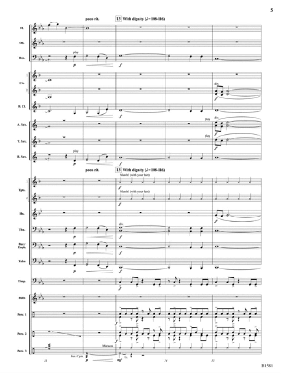 Zia: Score Zia: Score Concert Band scores gallery preview page 5