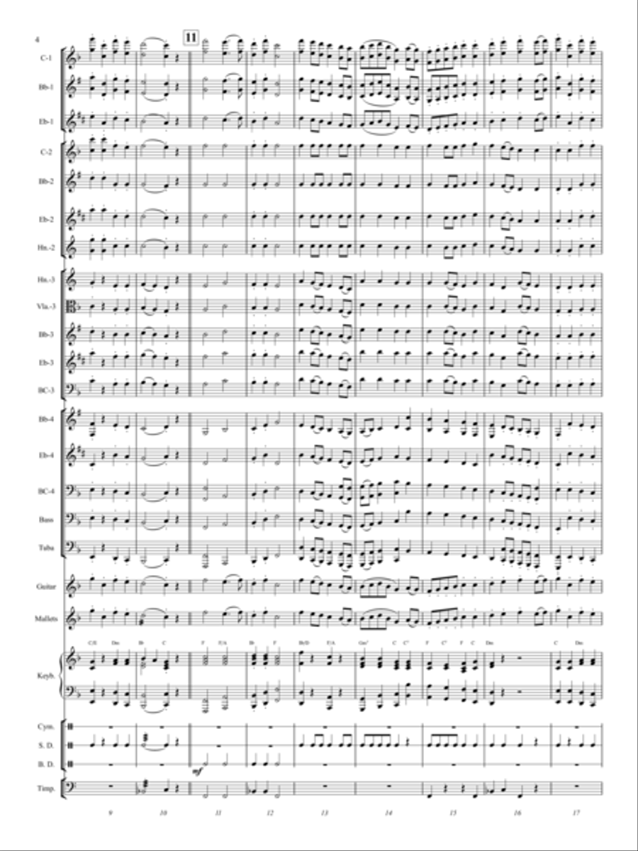 March March Concert Band scores gallery preview page 3