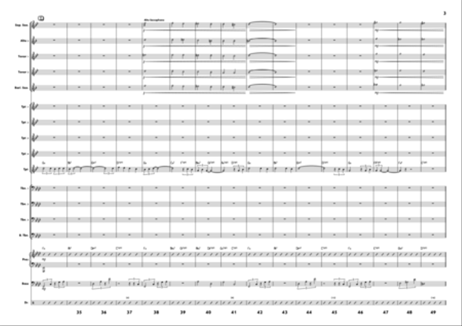 Tin Tin Deo Jazz Ensemble scores gallery preview page 3