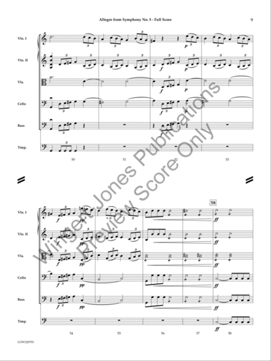 Allegro String Orchestra scores gallery preview page 8