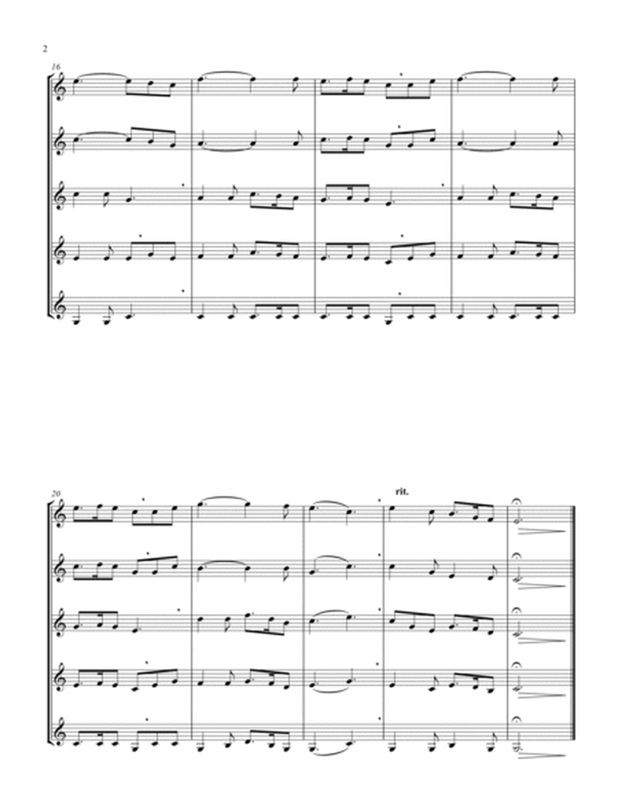 Silent Night (Bb) (Trumpet Quintet)