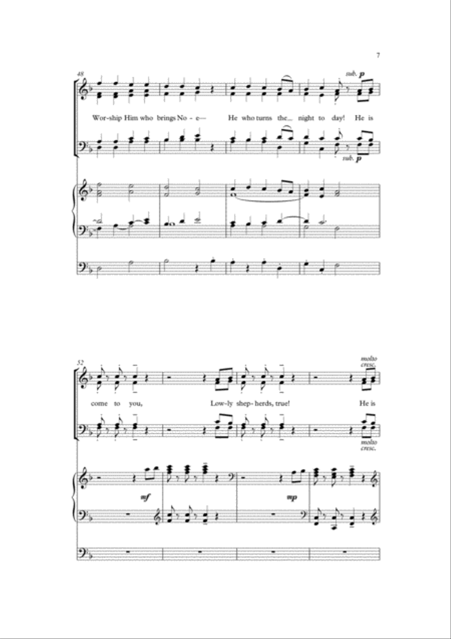 Noe! Noe! Noe! Noe! 4-Part scores gallery preview page 3