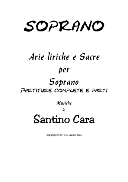 21 sacred arias for soprano and opera image number null