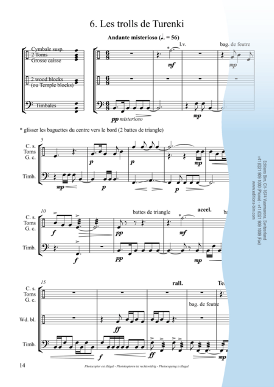 8 Escales 8 Escales Percussion scores gallery preview page 7