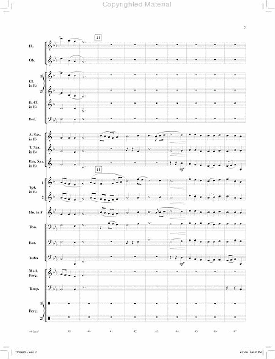 Pacem Noel Concert Band scores gallery preview page 8